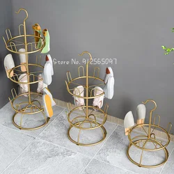 Outdoor simple outdoor balcony household iron shoe drying rack floor-standing shoe drying device creative assembly drying rack