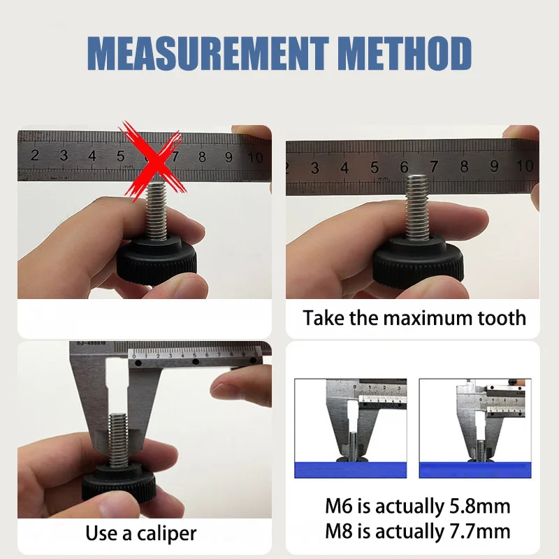 4Pcs M6 M8 Rubber Adjustable Furniture Leveling Feet Screw On Sofa Support Legs Anti Slip Leveler Foot Pads For Table Chair