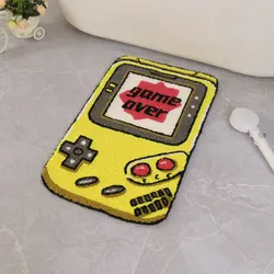 Retro Portable Handheld Game Console Rugs Funny Childhood Memories Carpet Non-slip Living Room Bedroom Foot Mat Kids Boy Gifts