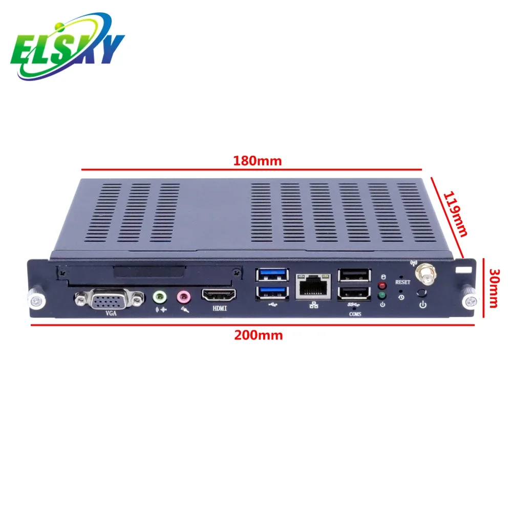 H ELSKY Core i3 5005U Dual Core 2.0Ghz 4K UHD Display OPS Mini PC for Finger Touch Interactive Whiteboard In School