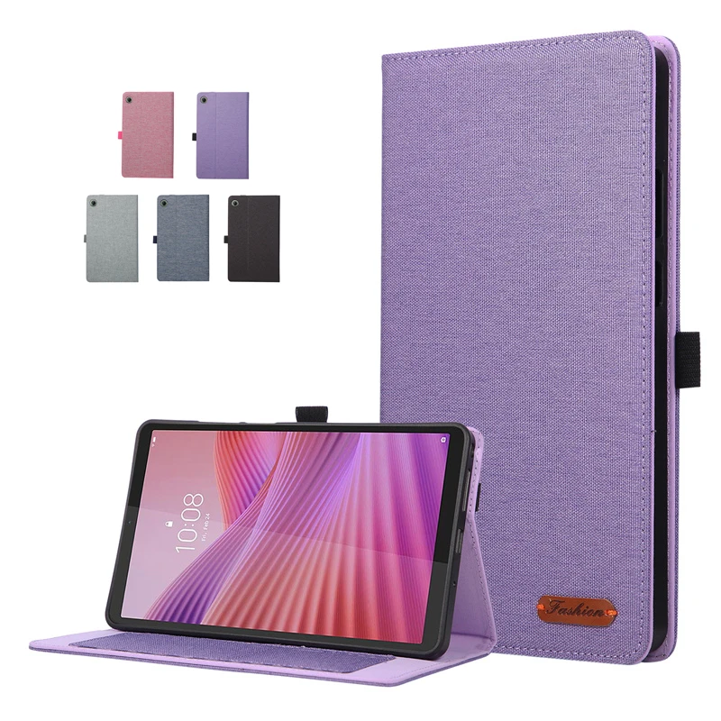 Funda For Lenovo Tab One 8.7 Case Soft Fabric Flip Stand Tablet Shell For Lenovo Tab One / Lenovo Tab K9 Case tb305fu tb305xu