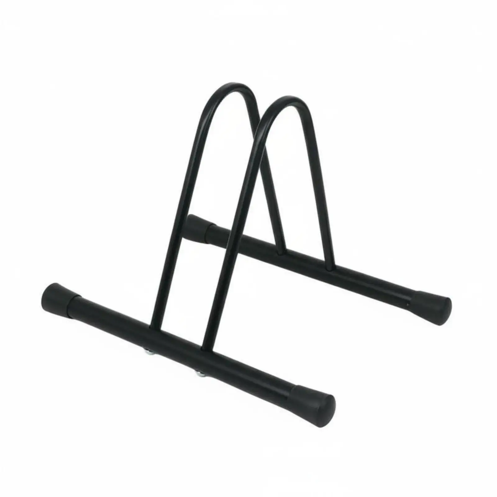 Stable Carbon Steel Bike Parking Rack Reinforced Floor Stand Bicycle Accessory for Home Office Use