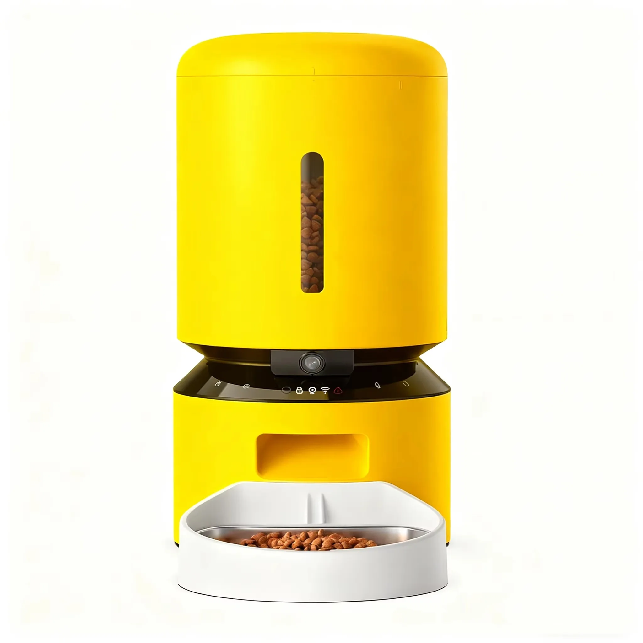 FurStarAutomatic Cat & Dog Feeder 3L WiFi 5G Freshness Preservation Timed Feeding Low Food Sensor 10 Meals Daily Black