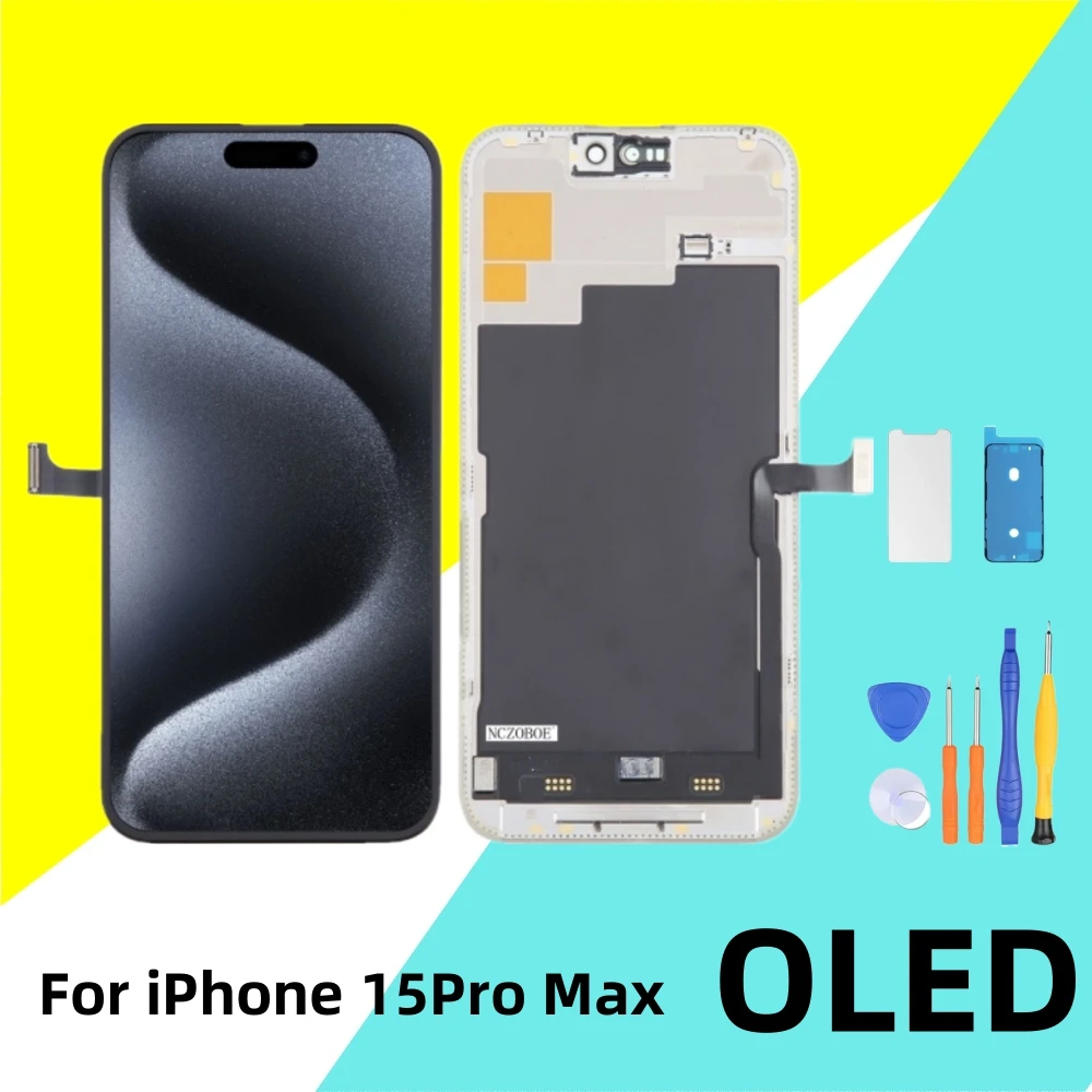 AAA For iPhone OLED 16 Pro Max Display  Pro Touch Screen 15Pro max For 12 14 Plus  13 Pro 16  display