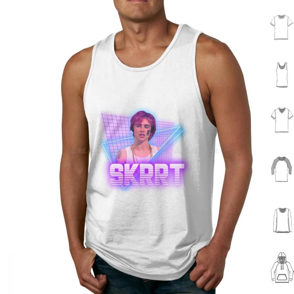 Skrrt Timothee Chalamet Tank Tops Print Cotton