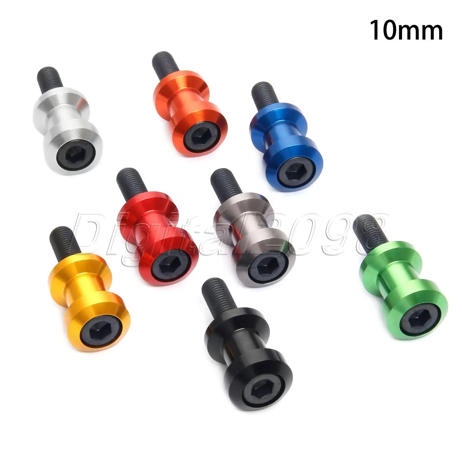 10mm mount hole Motorcycle Swingarm Spools Sliders CNC Aluminium For Yamaha YZF750/1000 FZR400/600/1000 690