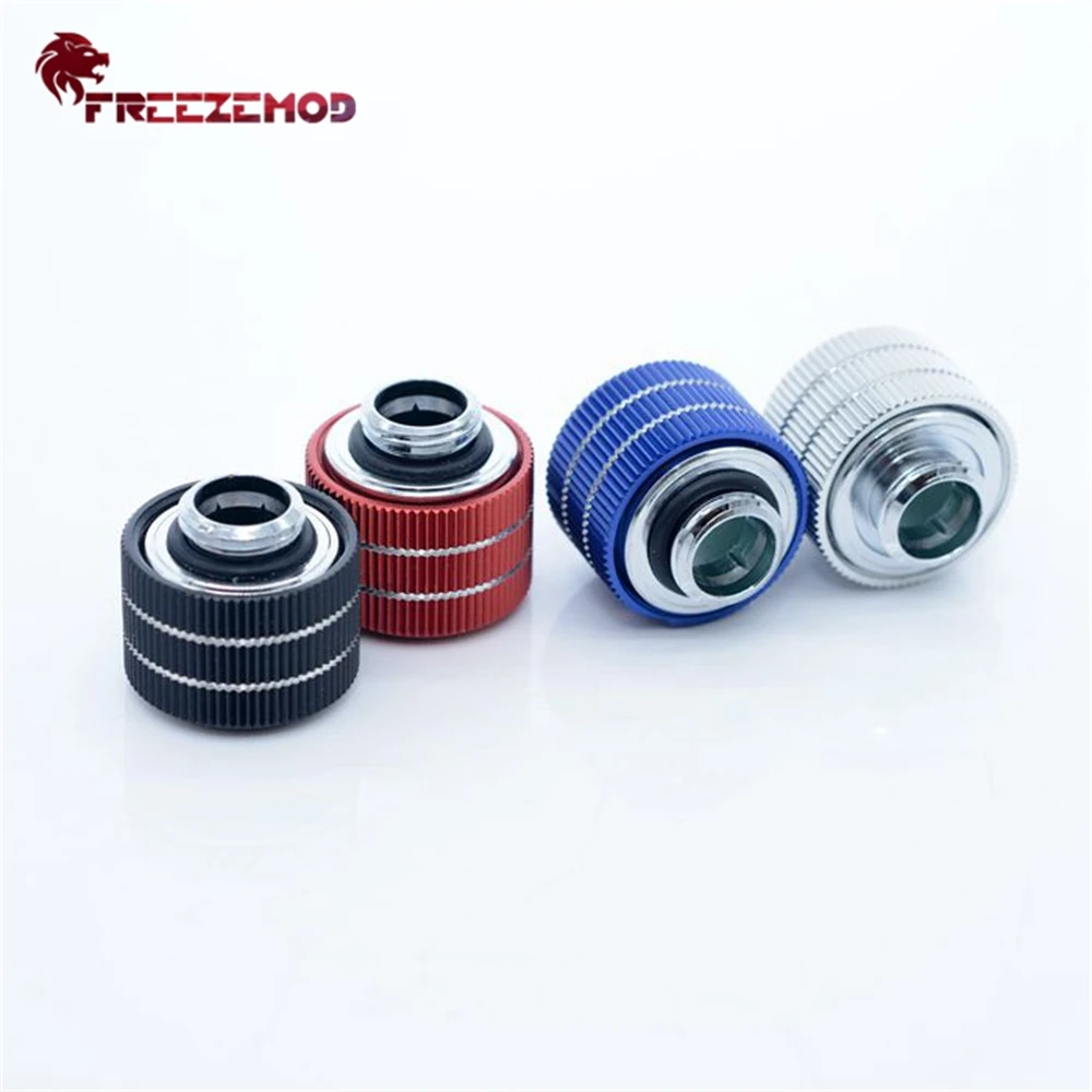 8pcs FREEZEMOD Hand Compression Water Cooler Torque Anti-off Hard Tube Brass Fitting OD 12/14/16mm Pipe G1/4 Connection HYGKN-B