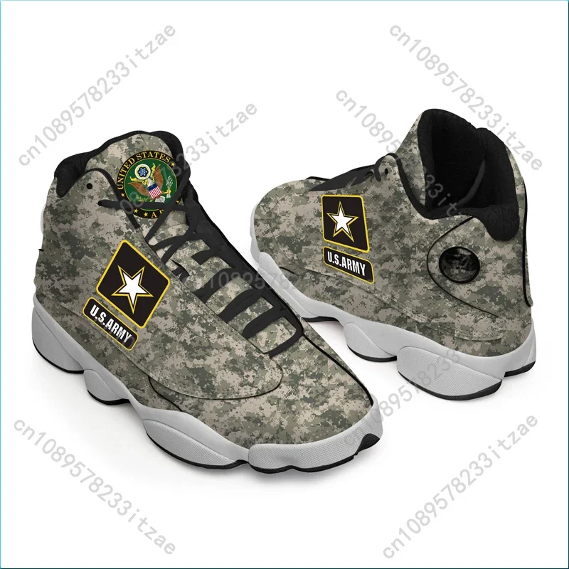 Dropshipping Print On Demand Custom Basketball Sneaker USA United States Military US Army Custom Print  Shoes