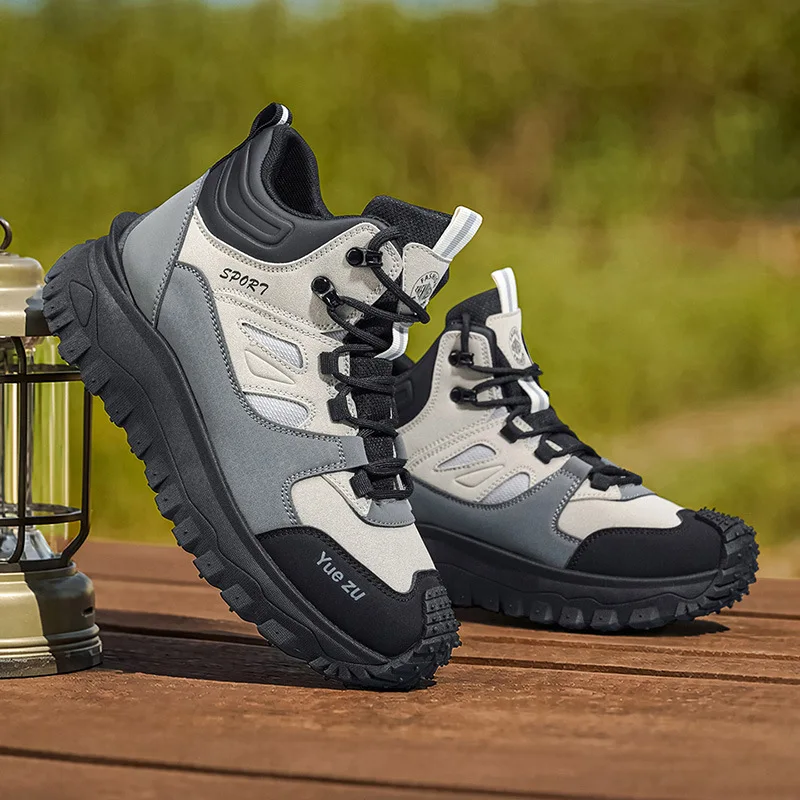 2026 men's large-sized sports shoes, outdoor hiking shoes, hiking and off-road shoes, comfortable and breathable