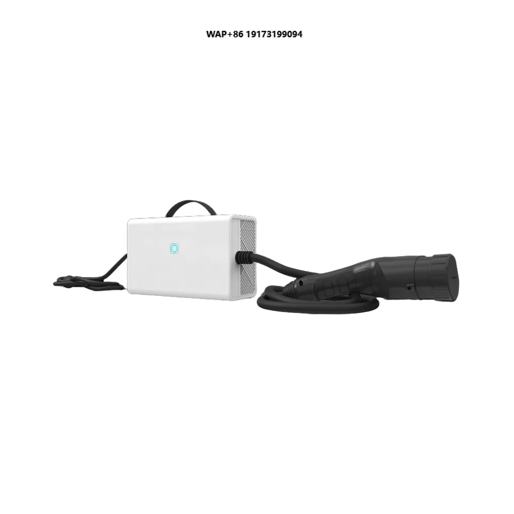 Stellar New 1.65kW Portable EV Charging Station with Leakage Protection IP67 Type2 Plug 220V DC Plug&Play Waterproof for EVs