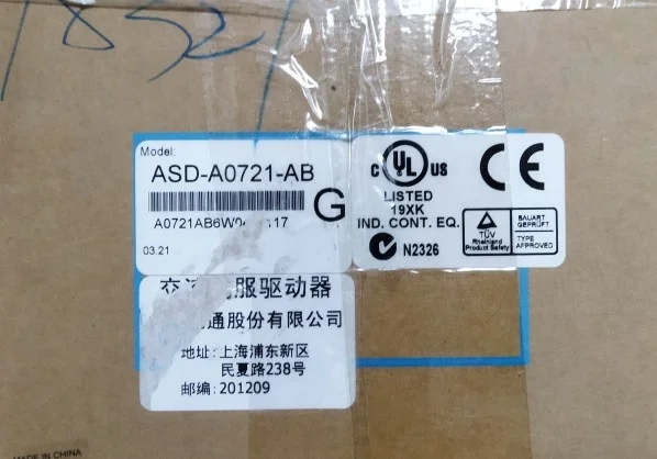 Delta AB Series ASD-A0721-AB Servo Driver Is Brand New And Genuine In Stock.