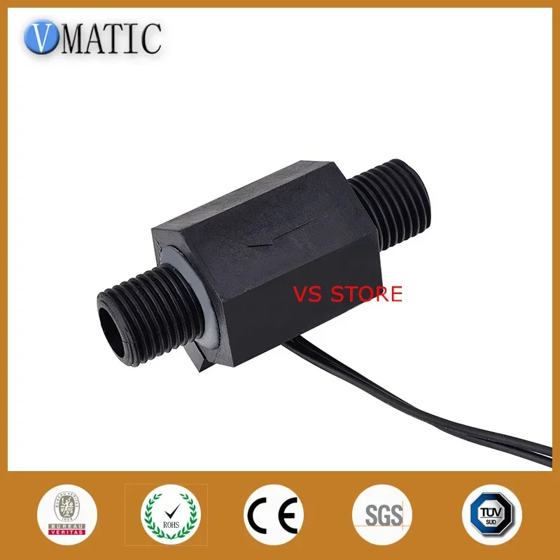 Free Shipping VC2253-G1-4 Urinal Flush Valve Plastic Hall Level Meter 1/4 Pipe Electronic Water Flow Switch Pump Flow Switch