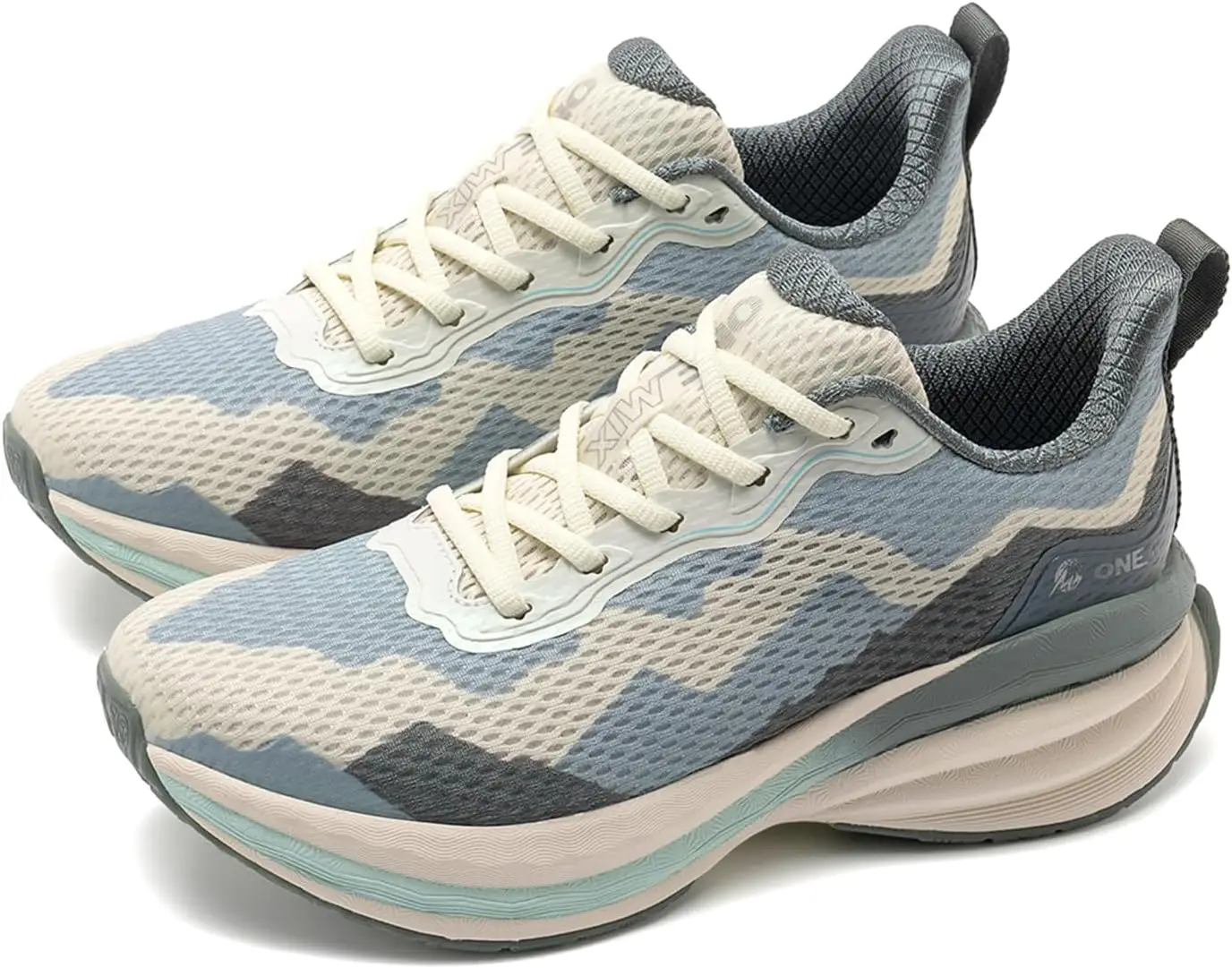 

ONEMIX Men's Lightweight Running Shoes, Wide Toe Box Design, Breathable Walking Sneakers - Cushioned Non Slip Tennis Gym Trainin