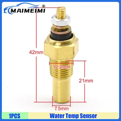 1 Piece Water Temperature Sensor 10.2mm Water Temp Sensor for Universal Engine Meter Sensor 1/8 NPT