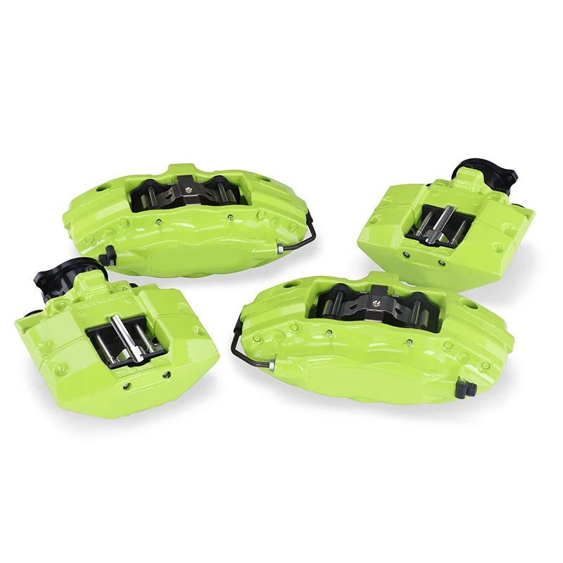 

Новый продукт, модифицированный большой тормозной комплект 6411, 4-поршневые задние тормозные суппорты с электромеханическим тормозным суппортом для Nissan Patrol Y61