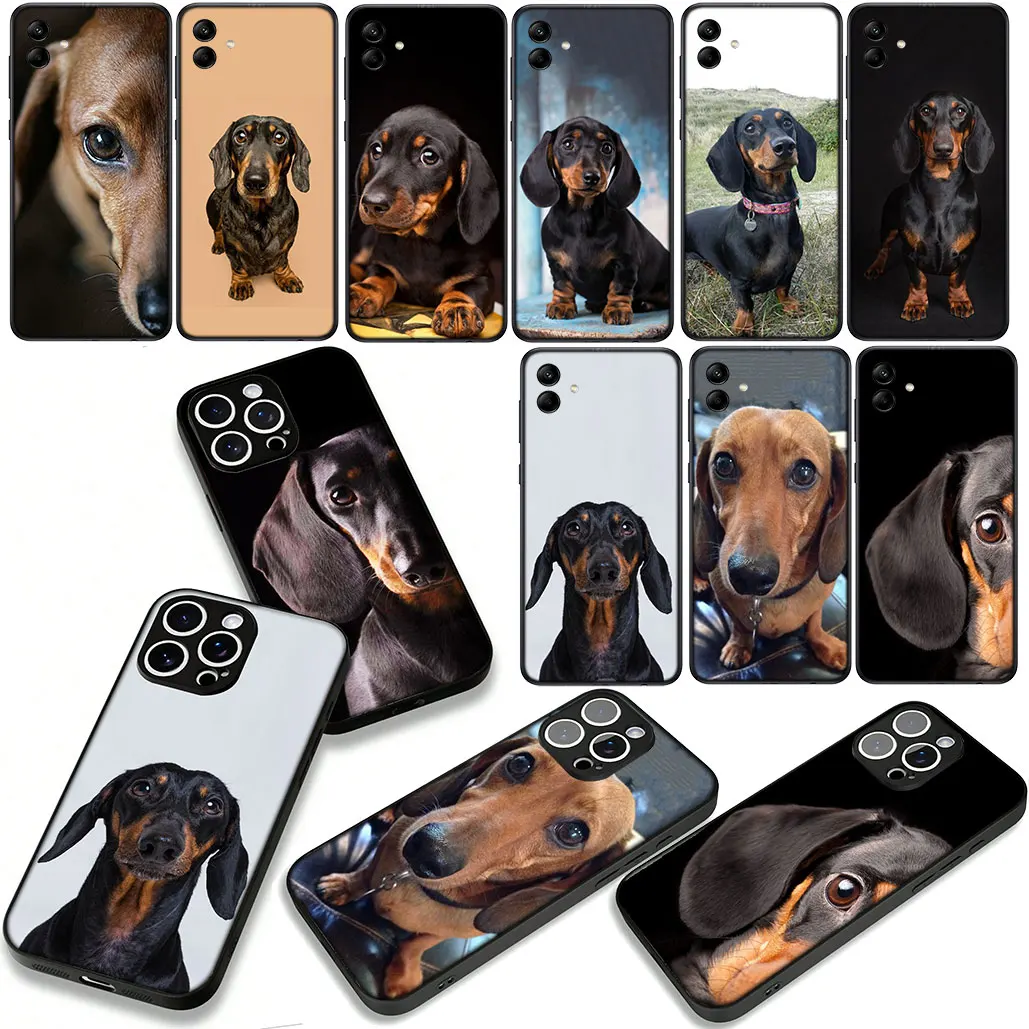 Capa para Motorola Moto – Dachshund Cão Estilizada