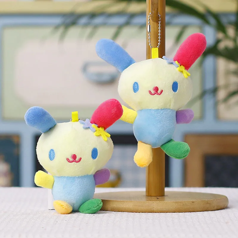 Cartoon Usahana Plush Keychain Cute Multi Functional Anime Character Doll Backpack Zipper Decoration Friend's Birthday Gift