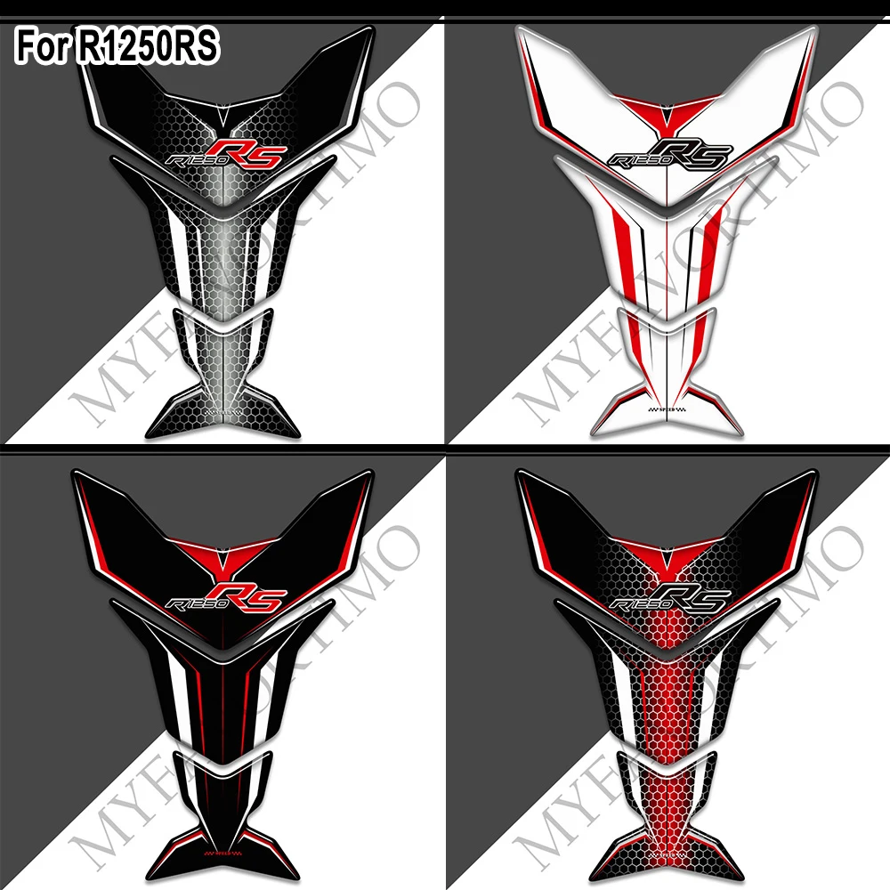 For R1250RS R1250 R 1250 RS Motorcycle Stickers Decals Gas Fuel Oil Kit Knee Tank Protector Pad Grips Sticker