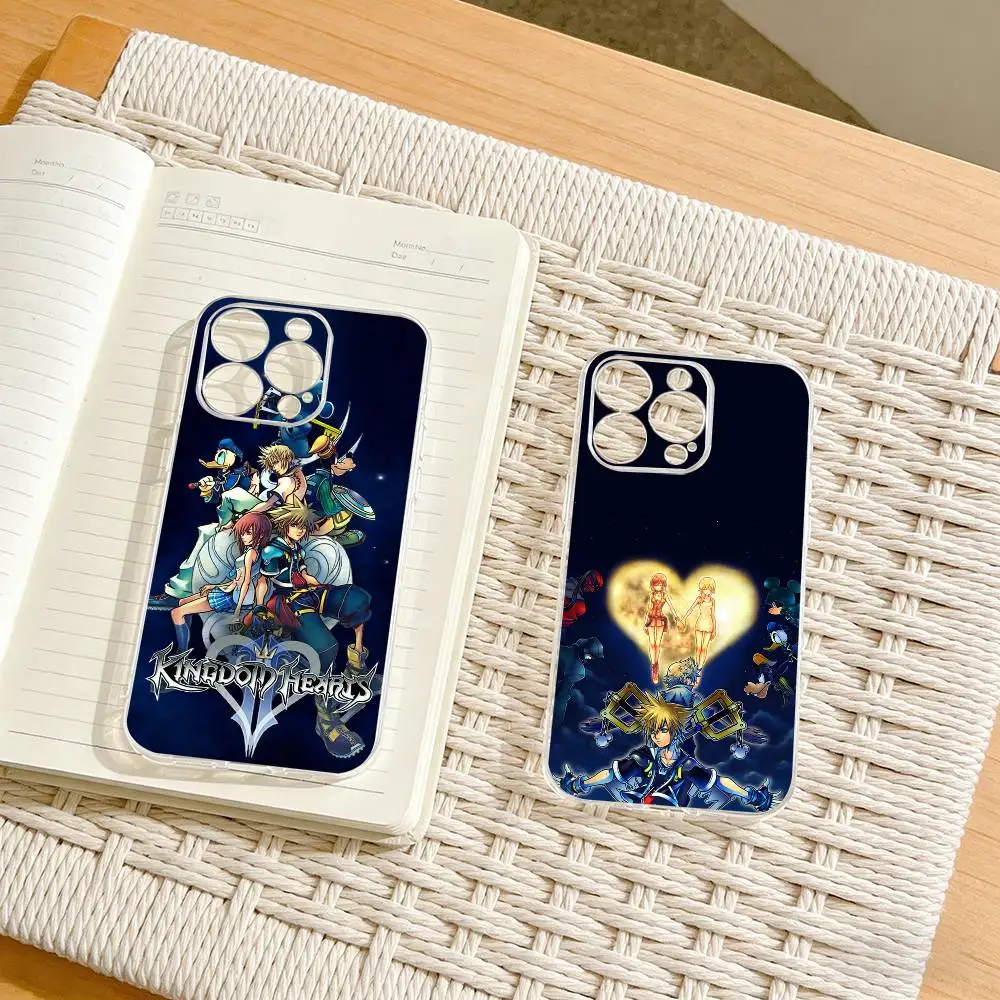 

Kingdoms H-Hearts g-Game Phone Case For iPhone17,16,15,14,13,12,11 Plus,Pro Max Soft Transparent Cover