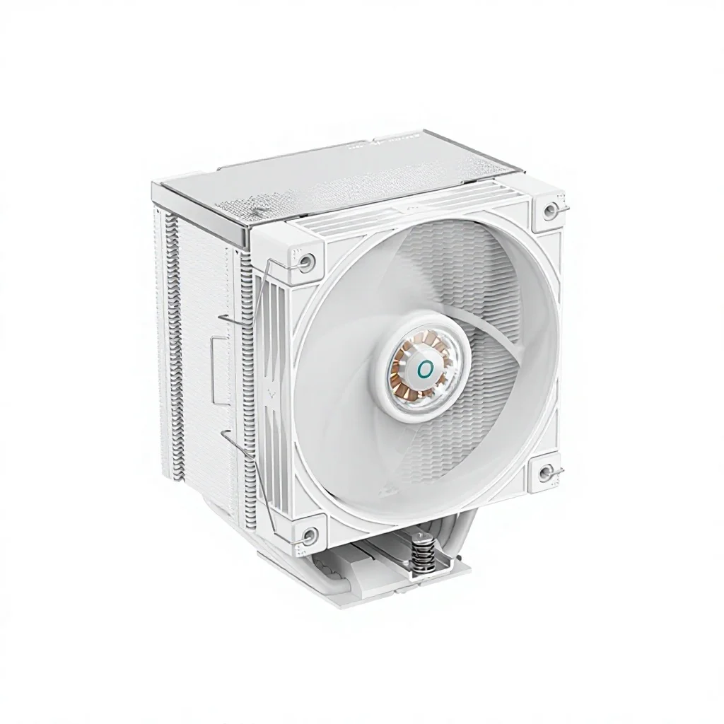 AK700 VC WHITE Air-Cooled CPU Cooler with Technology 7 Heat Pipes 120mm Fluid Bearing Fan 21dBA Quiet Operation