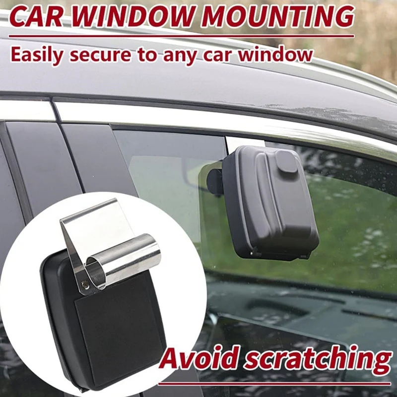 Car Window Lock Box, Car Key Lock Box, Car Window Punch Button Lock Box, Car Window Key Safe, for Carpooling, Turo-A07G