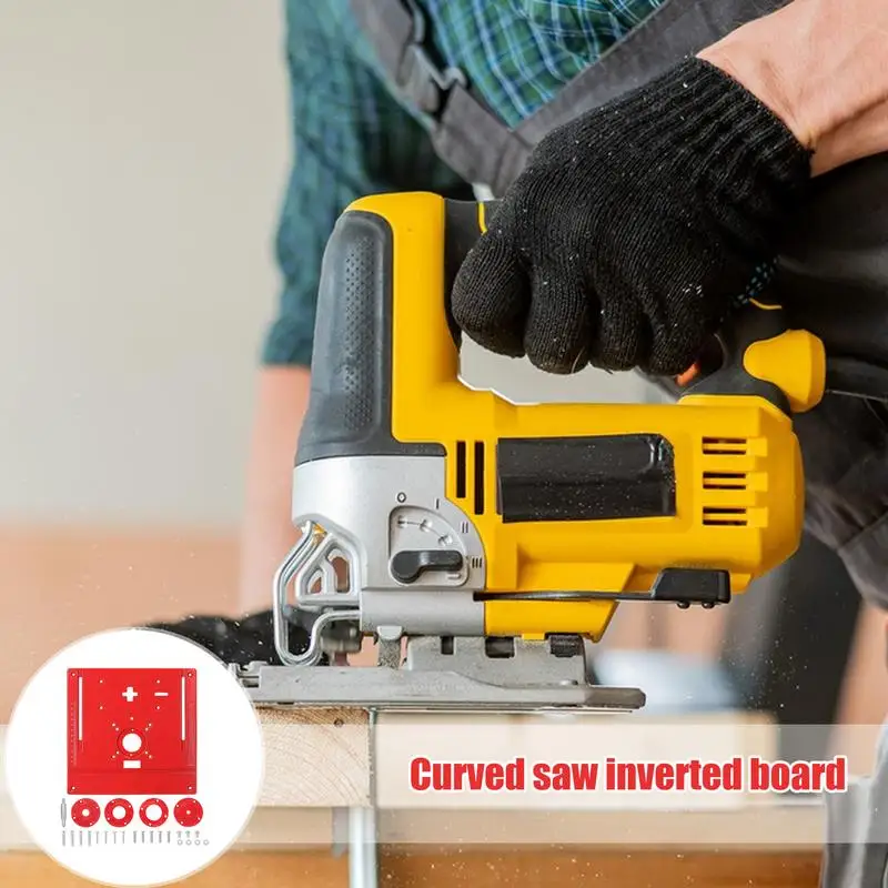 Tischplatte Router Montage platte Anti-Rost-Trimmen Router Platte Metall verstellbare Router Tischplatte elektrische Trimm maschine