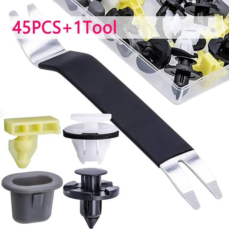 45pc Wheel Hub Opening Tool Set With Clamps Mudguard Retaining Rings For Nissan INFINITI Armada Juke Murano Rogue QX56 QX80