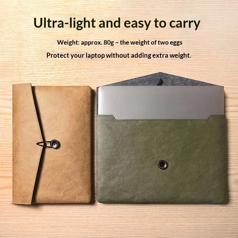 Laptop Inner Bag for MacBook Air 13 Case Bag for 13-16 inch Laptop Waterproof Sleeve Bag for Unisex Carrying Case with Buckle
