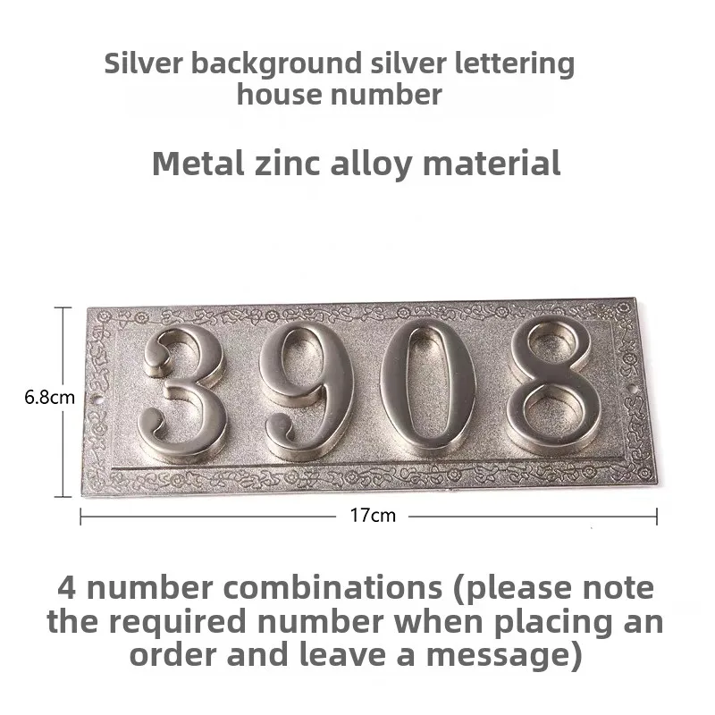 2026 new house number  address plate  Hospital nameplate Interior door plate Support customization