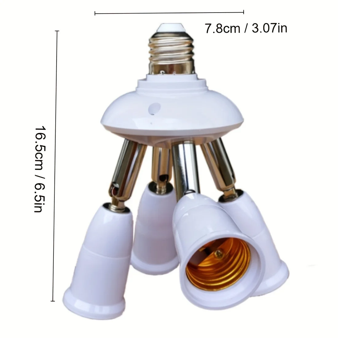 E27 Light Socket Splitter Adapter Holder Socket Splitter Lamp Base E27 Splitter1to2/3/4