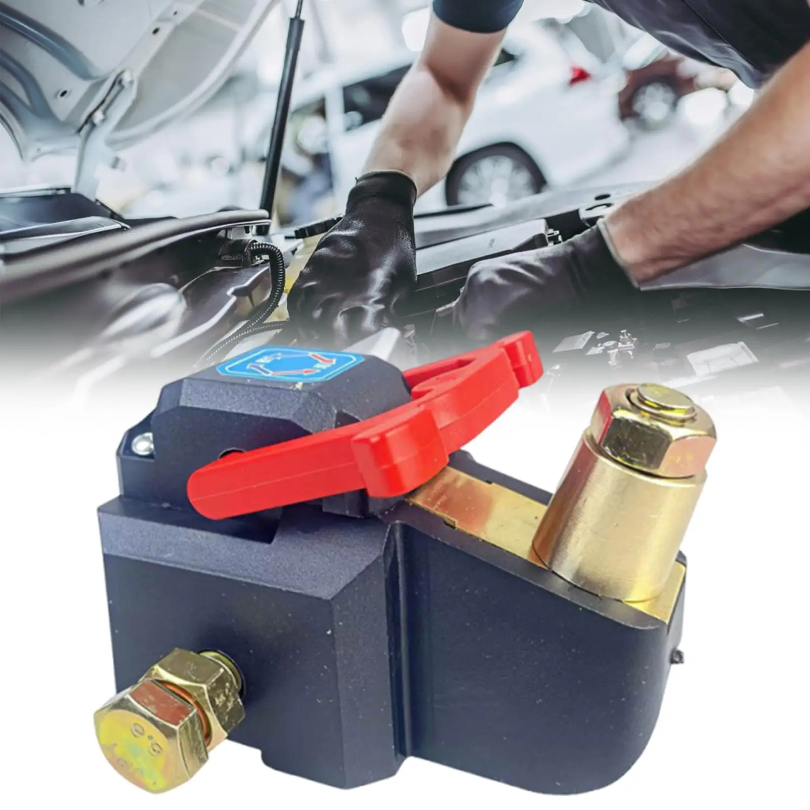 

12v-24v Universal Battery Disconnect Switches With Non-Slip Handle Power Cutoff Control For Marine Boat RV Auto Truck & Moto