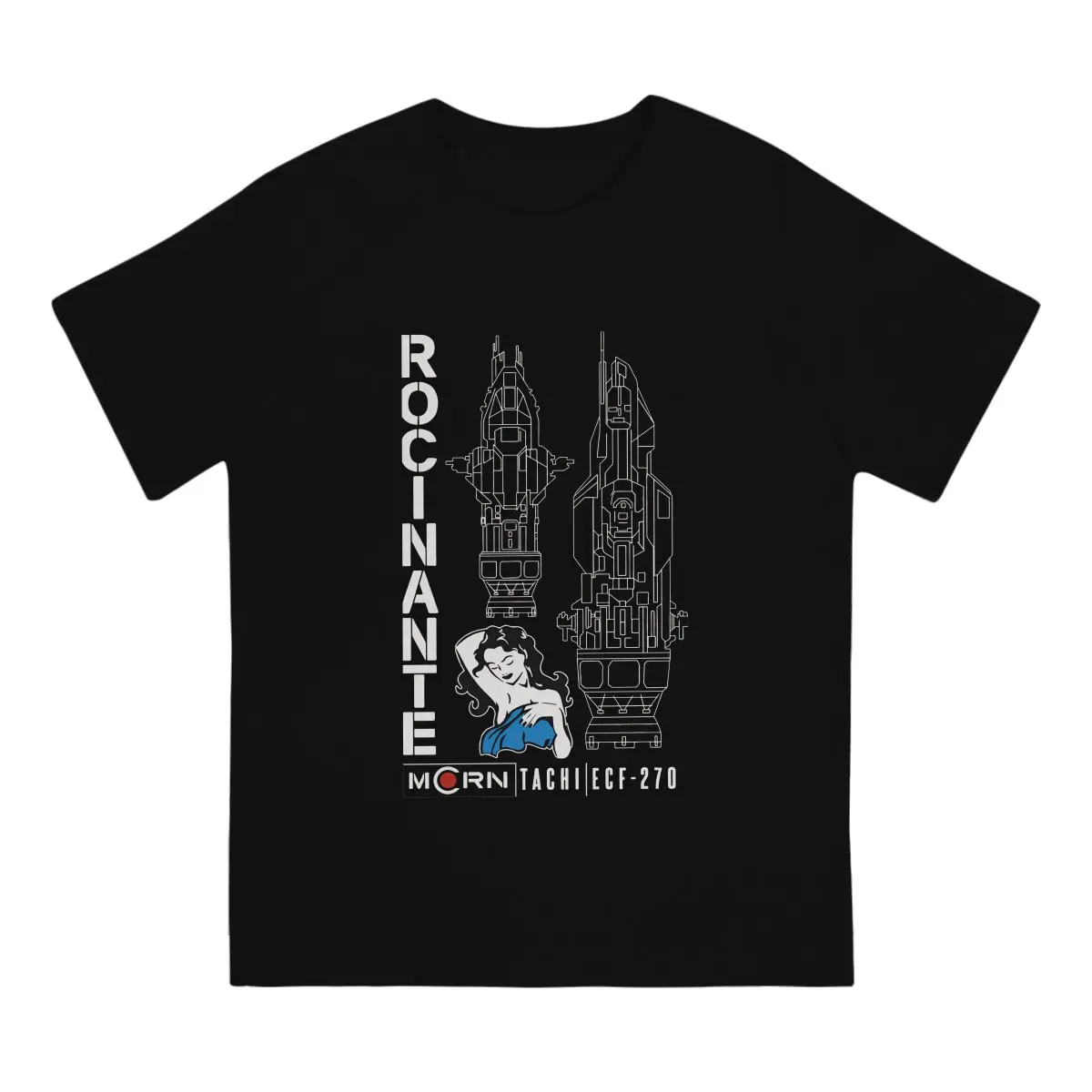 The Expanse ROCINANTE BAGUS Tshirt Graphic Men Tops Vintage Alternative Summer Polyester Short Sleeve Harajuku T Shirt