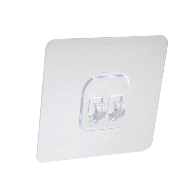 Acrylic Adhesive Hooks Unseamed Installation High Load Capacity Wall Hangers For Home Organization And Storage - Image 5