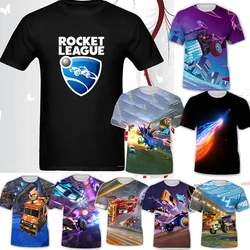 Rocket League game creative design, cool and fashionable T-shirt with casual personality