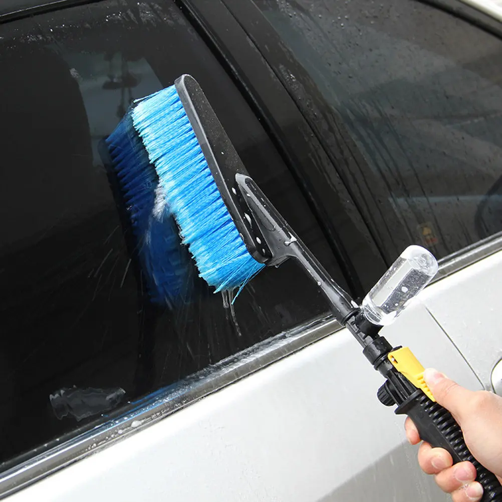 High Quality Car Washing Brush Long Handle Detachable Structure Hose Ready Car Cleaner Brush for Daily Auto Maintenance and