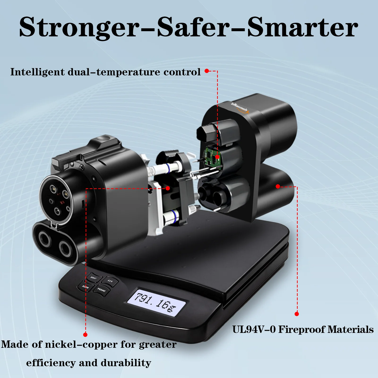 Zdjęcie 5: Adapter GUWIEYG CCS2 na CCS1 350A 350kW Ładowarka do pojazdów elektrycznych CCS2 na CCS1 DC+AC DC 1000V Szybkie ładowanie EV