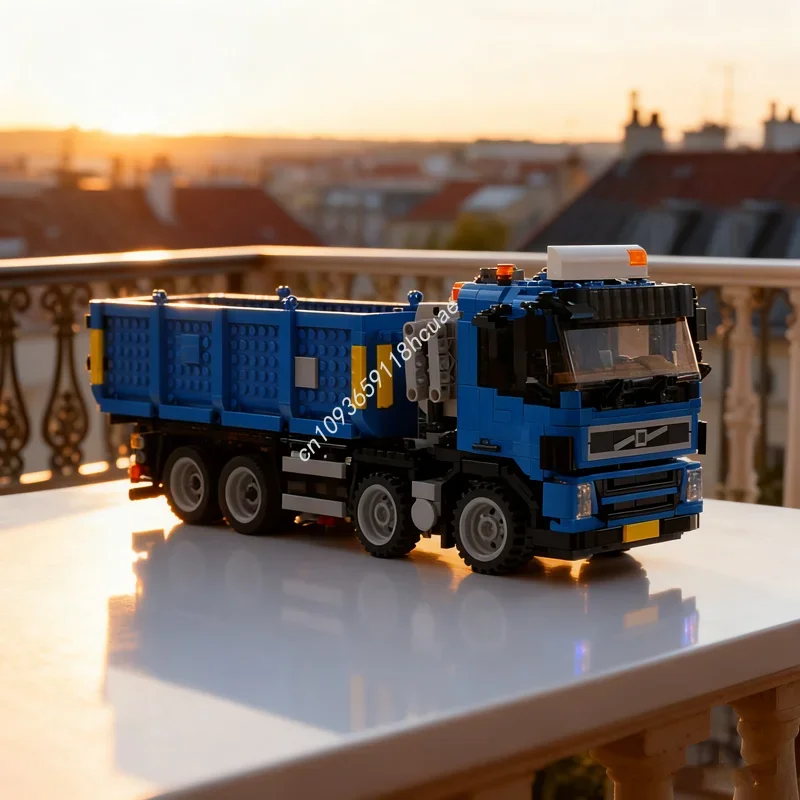 

Набор для сборки модели контейнеровоза Volvo FM (1314 деталей) – Архитектурный конструктор, идеальный подарок на Рождество и День рождения для детей