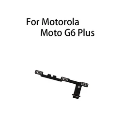 Power ON OFF Mute Switch Control Key Volume Button Flex Cable For Motorola Moto G6 Plus