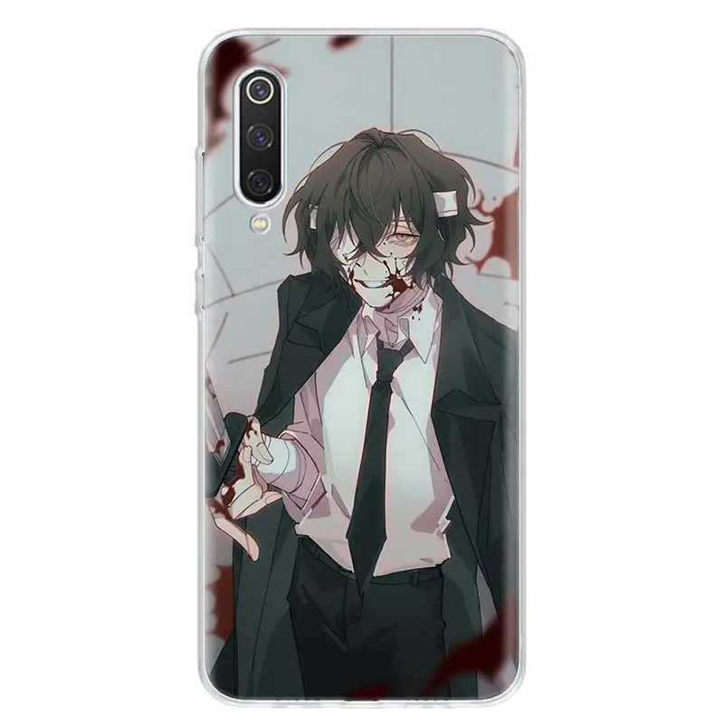 Bungou Stray Dogs Dazai Osamu Phone Case For Xiaomi Poco X6 X5 X4 X3 Pro F6 F5 F4 Gt F3 F2 F1 M5S M5 M4 M3 M2 Nfc Soft Cover She