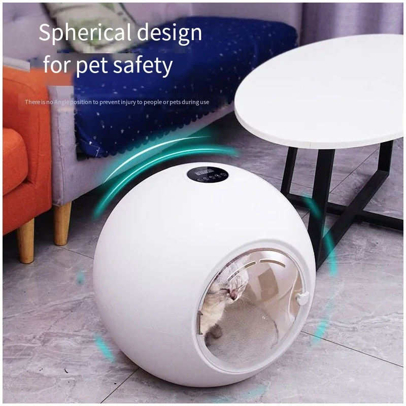 2024 New Spherical Household Dryer Cat and Dog Hair Dryer Hair Blowing Bathing Pet Dryer 360 Degree Three-dimensional Air Drying