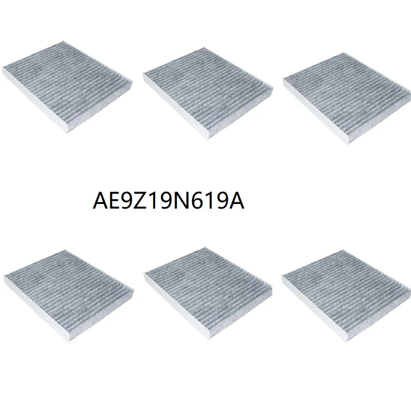 Filtro de aire de cabina, 6 uds., para Ford Explorer Flex Taurus Lincoln MKS MKT 2010 2011- 2016 2017 2018 2019 AE9Z19N619A