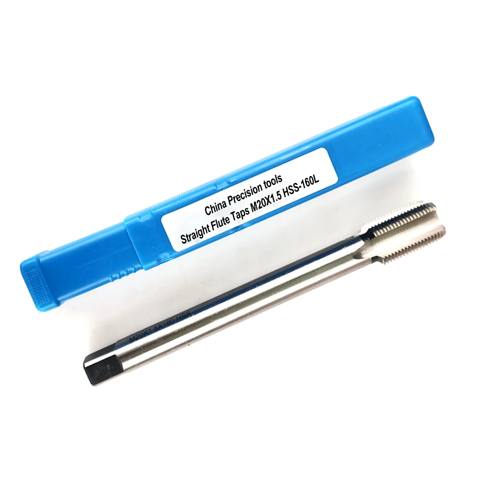 HSS Metric Long handle Shank Machine thread Taps 130mm 180mm 200mm extended Length Straight Flute tap 160L M12 M14 M16 M18 M20