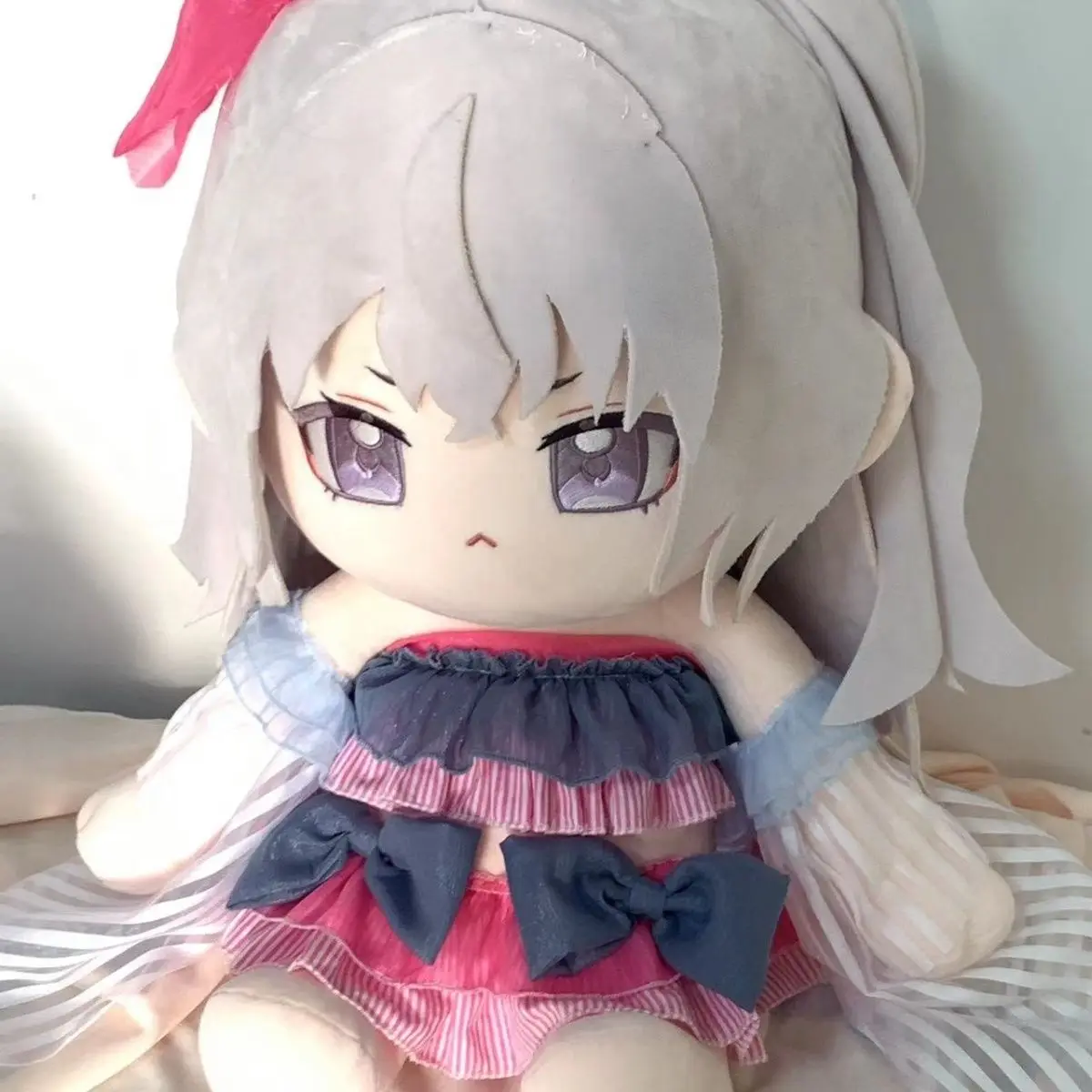 Blue Archive shimasu Azusa Cosplay Anime peluche simpatico cuscino imbottito 40CM Plushies Costume Suit regali di compleanno ragazzi ragazze