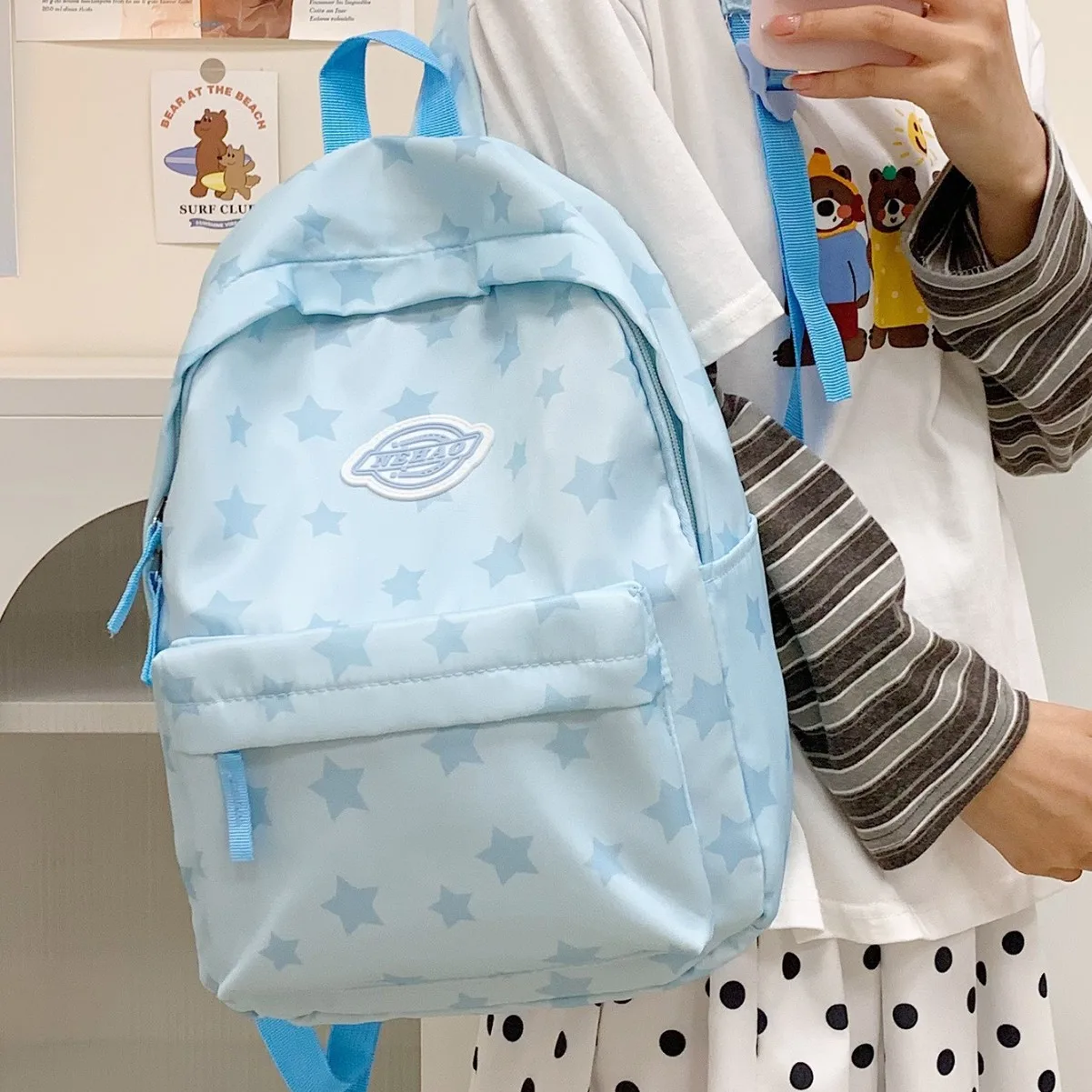 

Fashion Big Student Backpack Rucksack Girls School Bag High Capacity Women Backpack Female Cute Leisure Travel Mochila