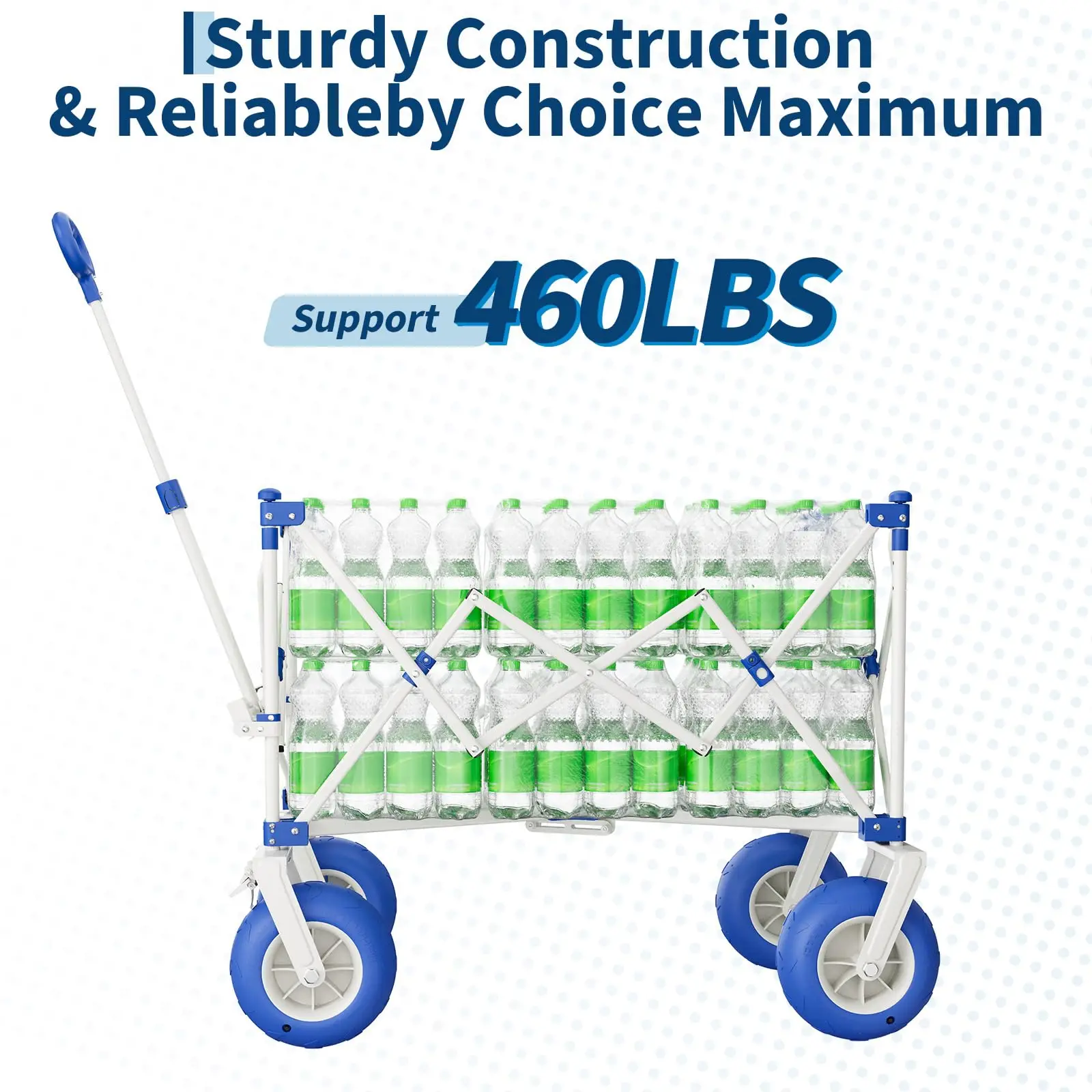 Collapsible Beach Wagon Cart – 9
