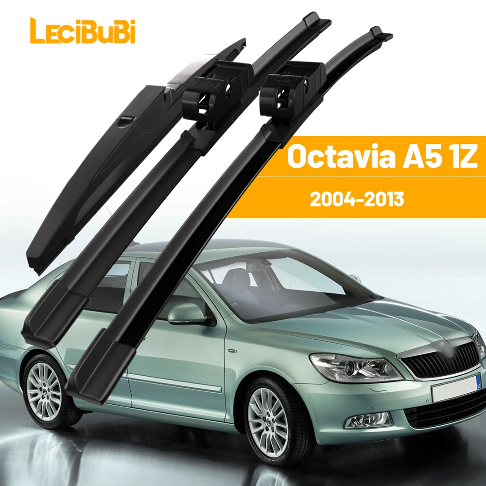 Für Skoda Octavia A5 1Z 2004-2013 1set Vorne und Hinten Scheibenwischerblätter Scheibenwischer 2005 2006 2007 2008 Zubehör