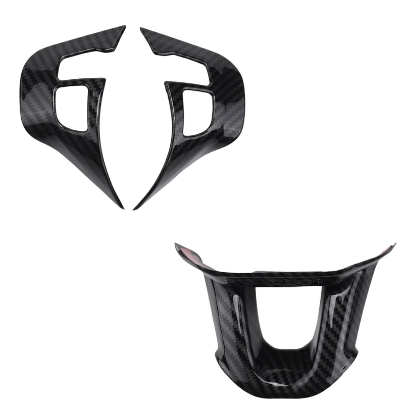 

Authentic 3Pcs/Set Car Steering Wheel Decoration Cover Trim Sticker Fit For 2008 208 308 2014-2018