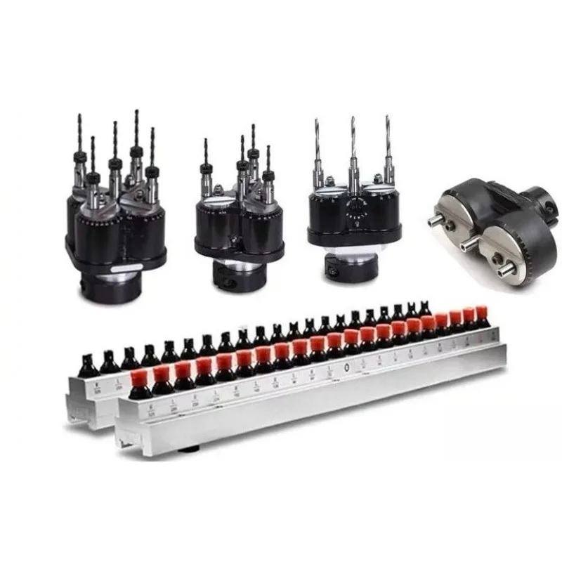 Woodworking drilling machinery, -row drilling accessories, drill bag row, , connector