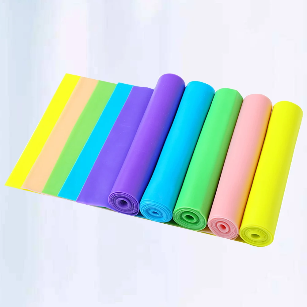 

5pcs Elastic Yoga Strap Stretch Band Resistance Band For Fitness Training Stretch Exercise Belt Adjustable Non-Slip