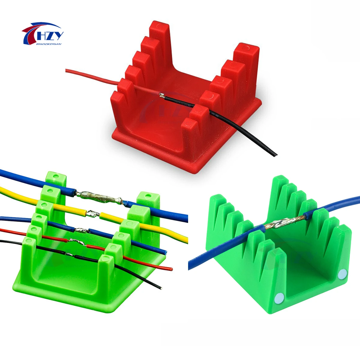 

HZY Кронштейн для крепления проволоки из АБС-пластика, зажим для сварочного стола, фиксированный зажим, магнитная сварочная скамейка для толстого и тонкого зажима для проволоки, инструмент для Sodering